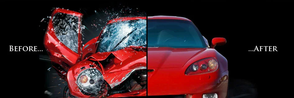 Before and After Collision Repair Services by Quality First Collision, BC