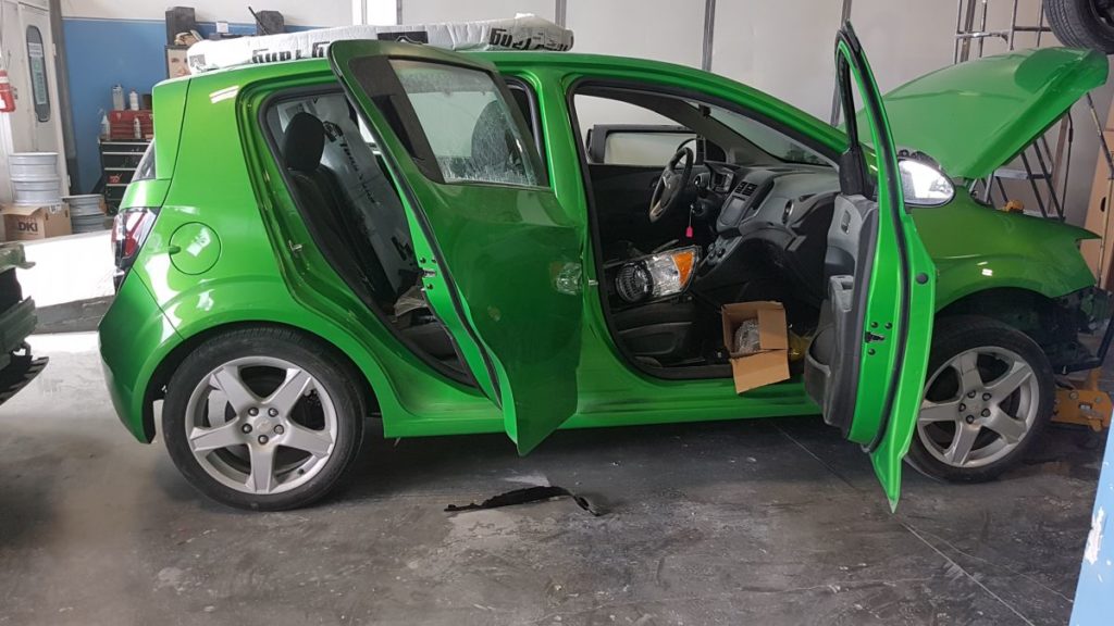 Car For Repair at Quality First Collision Repairs Surrey BC